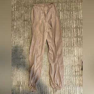 Tan Ballet Trashbag Pants